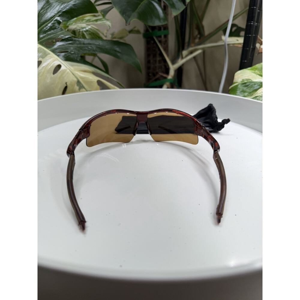 Rare Oakley Radar Sunglasses OO9208 Brown Frame - Picture 3 of 9